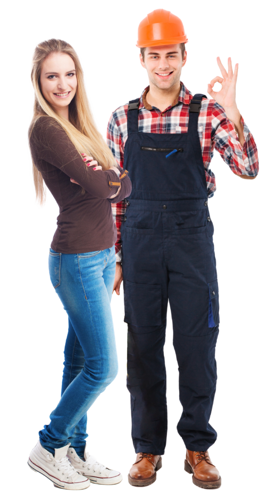 Handwerker berät